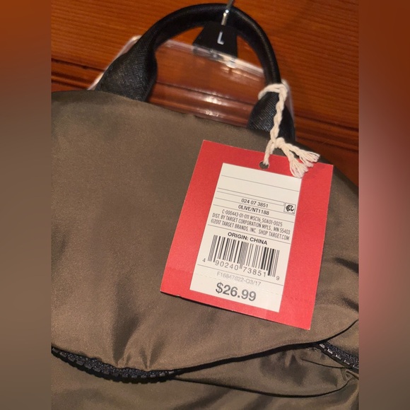 Mossimo small olive green backpack purse NEW NWT - Picture 4 of 8